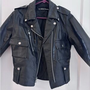 Vintage Harley-Davidson Black Leather Jacket
